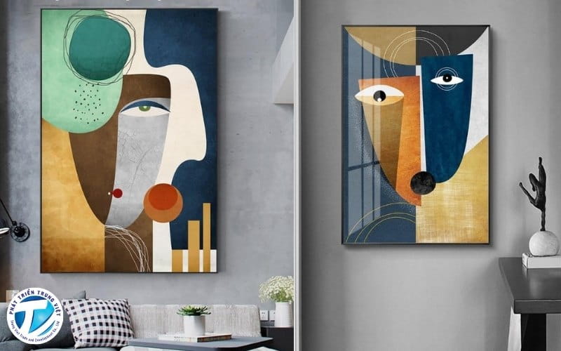 Tranh Canvas theo phong cách trừu tượng